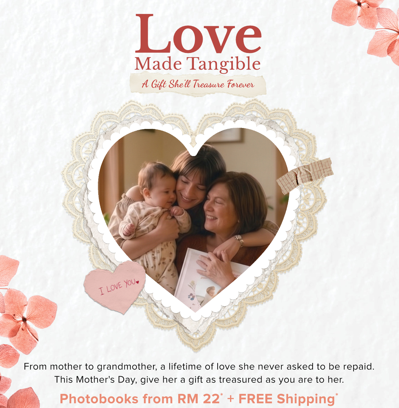 Love Made Tangible. A Gift She'll Treasure Forever 